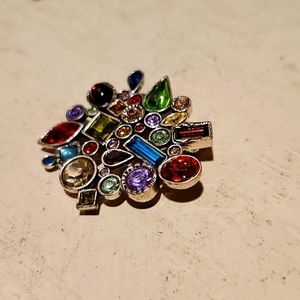 Patricia Locke Multi Colored Brooch